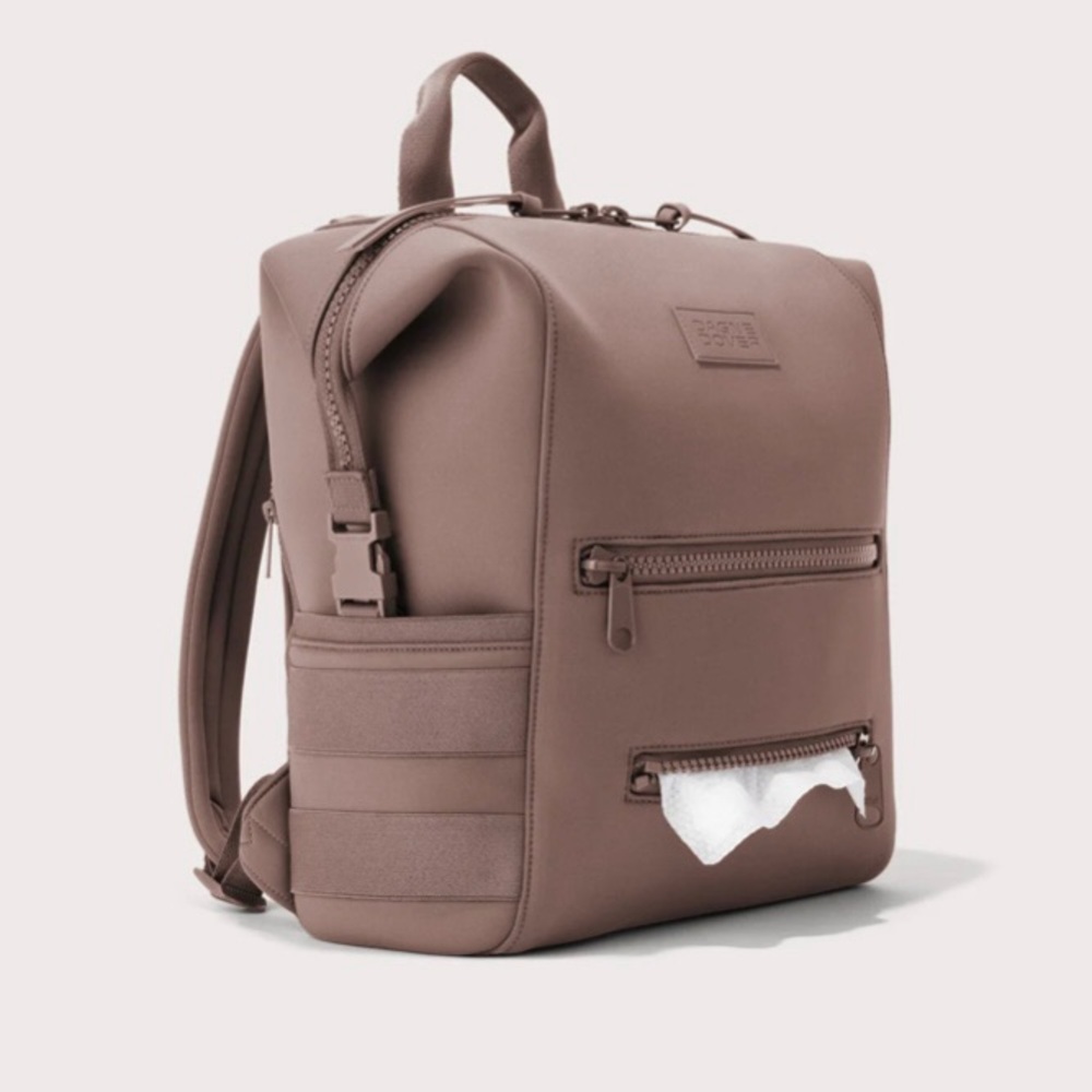 Indi Diaper Backpack in Dune, Medium